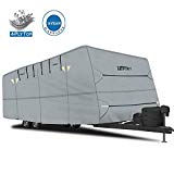 iiSPORT Deluxe 4-Ply Travel Trailer Cover Fits 22-24 Feet RVs - Max Weather Protection w/Zippered...