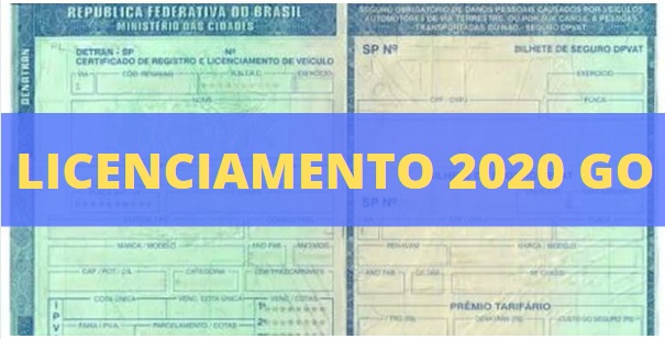 licenciamento 2020 go