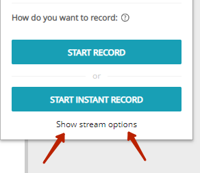 Before recording, you can make the video private - then it will be available for viewing only in the web client.