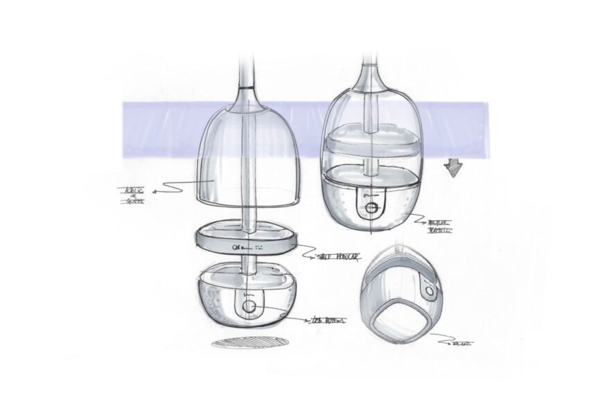 diagram of machine's various parts