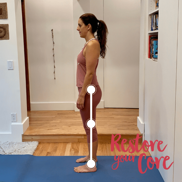 proper alignment to help with pelvic floor disorders