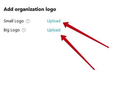 You can download a small or big logo
