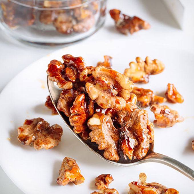 Cinnamon and Honey Roasted Walnuts