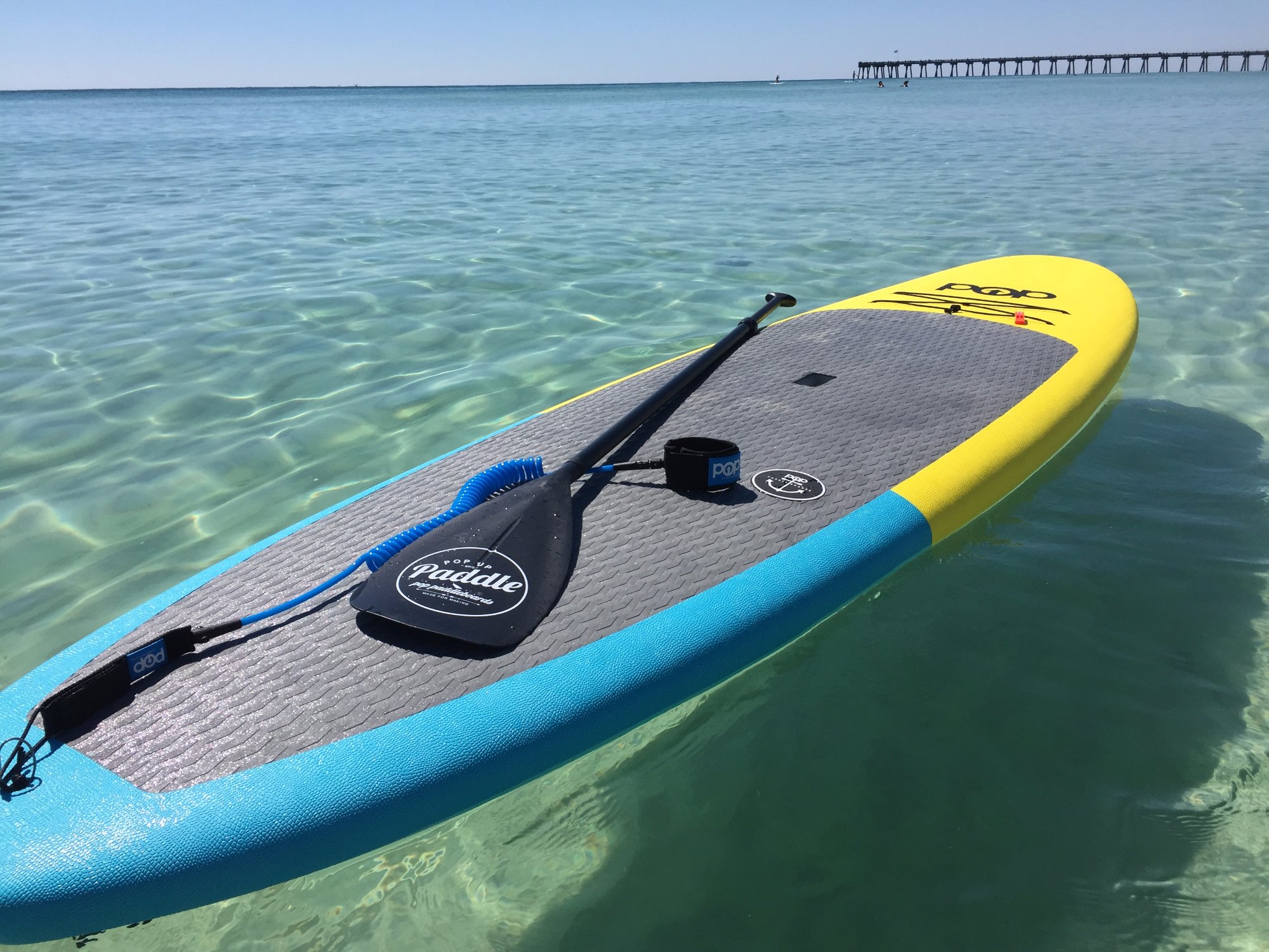 paddle boarding