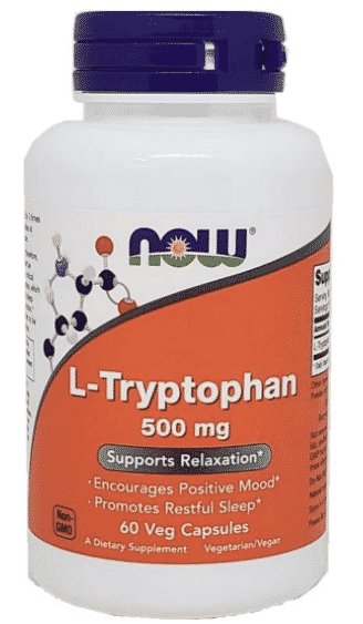  L-Tryptophan Triptofano 500mg Now Foods