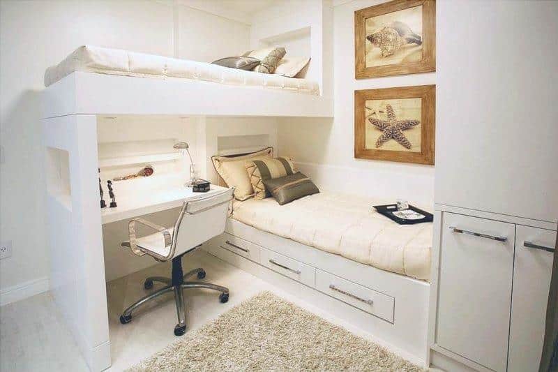 Bunk bed with study Desk