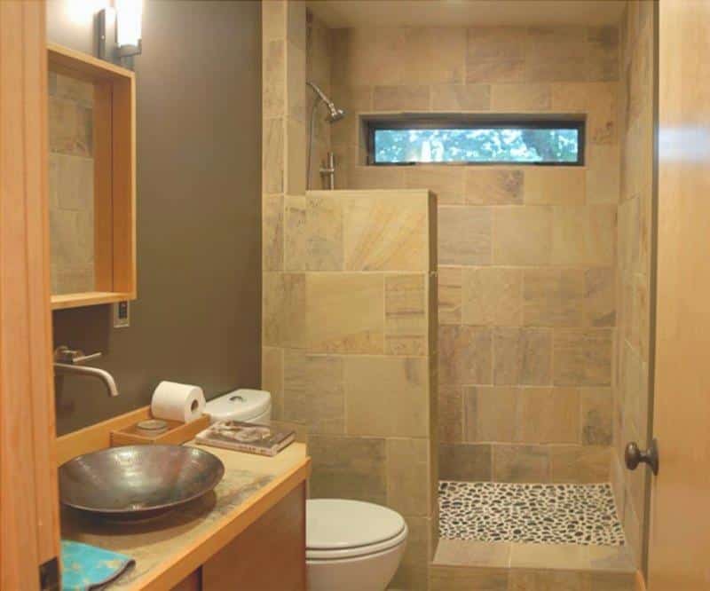 modern decor for small bathroom