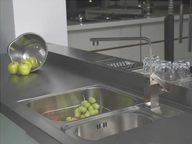 countertop one-piece, stainless steel-for the kitchen