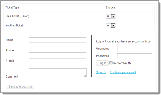 events manager wordpress plugin