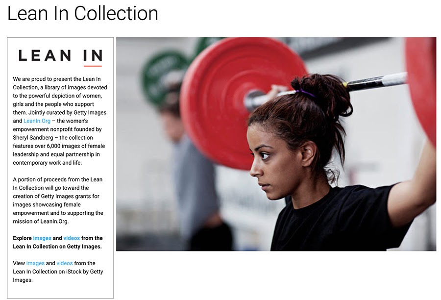 The Lean In collection home page.