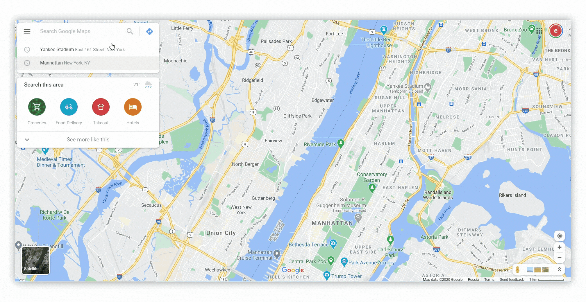 Embed Google Maps with directions