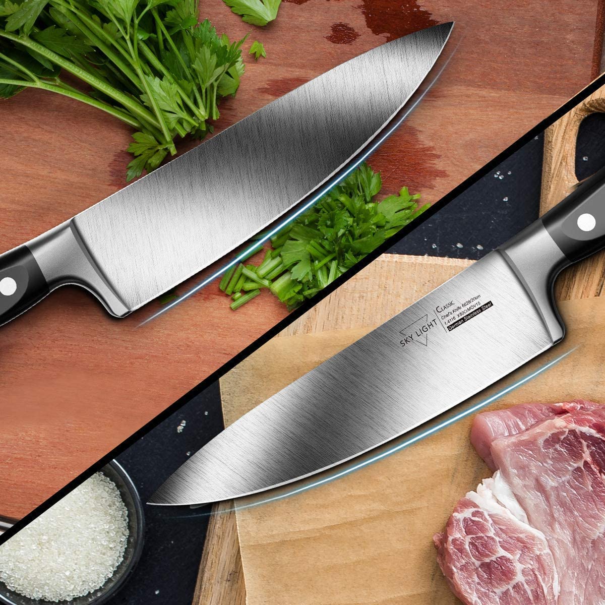 9. Sky Light Chef Knife 8&rdquo; 