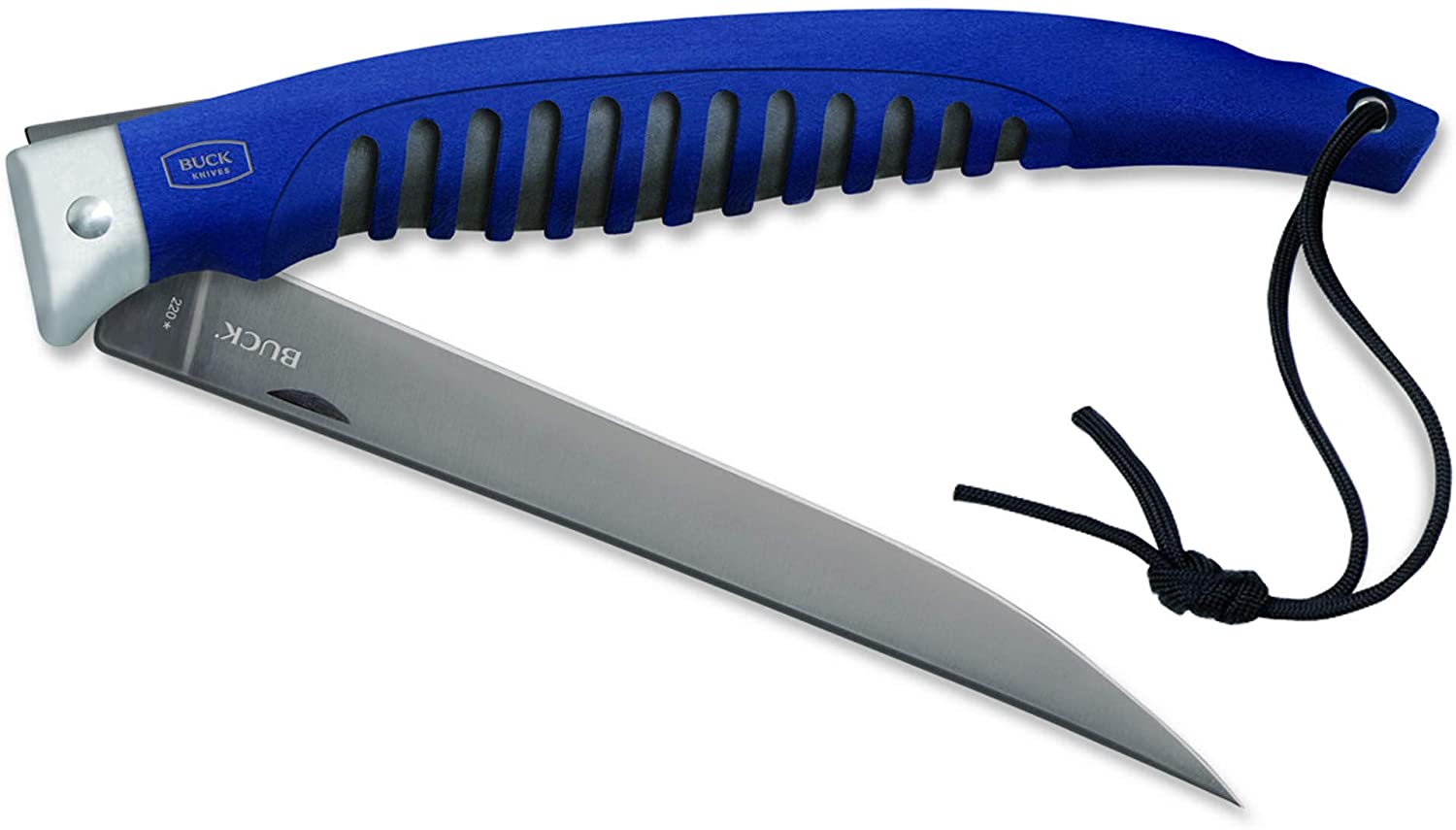 Buck 0220BLS Knives Silver Creek Folding Fillet Fishing Knife, Blue, 13 3/4-inch