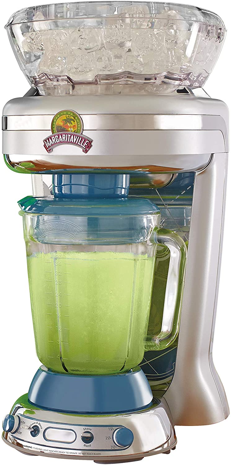 Margaritaville Key West Frozen Concoction Maker with Easy Pour Jar and XL Ice Reservoir 