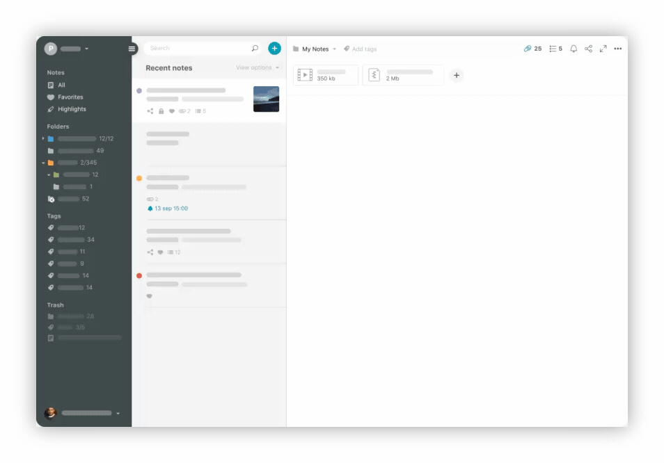 Some types of pages, such as articles, recipes, and invoices, are often written in column format. This also allows for the creation of simple Kanban boards. Here, we will look at how to create and manage columns in Nimbus Note.