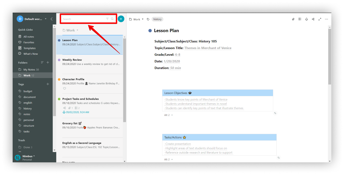 How to find a page through search?