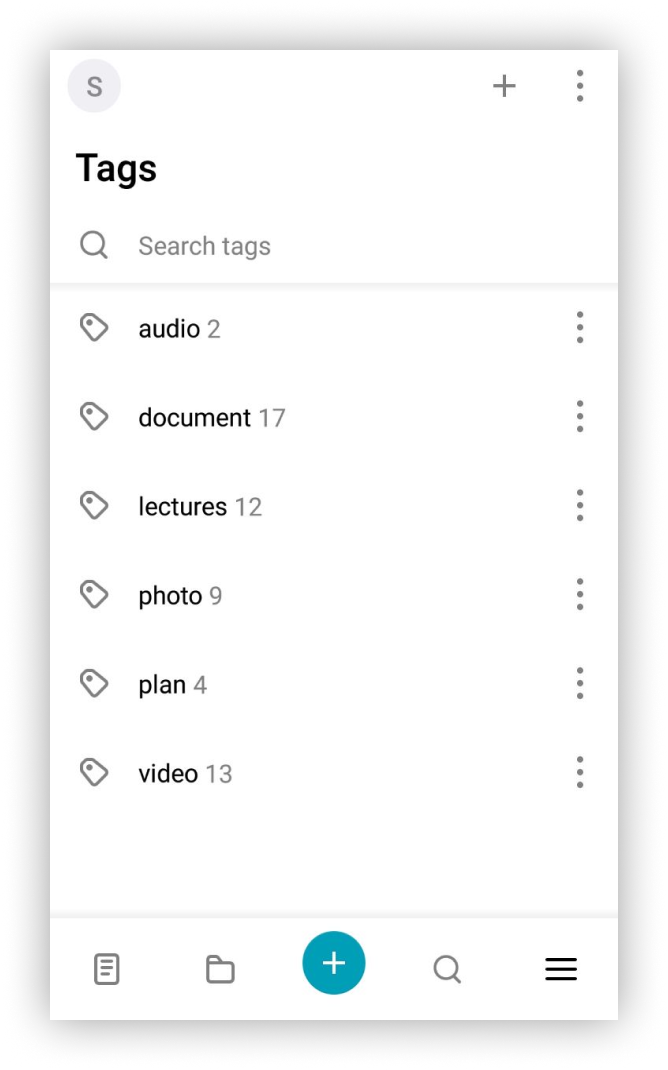 You can add one or more tags to each page in Nimbus Note, which will help you find the page faster in your workspace, no matter which folders they're in. 
