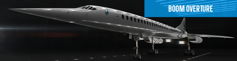 Proposed Boom Overture Supersonic Airliner