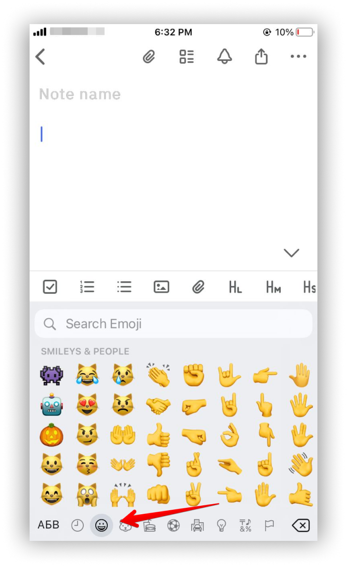 How to add emojis in mobile clients?