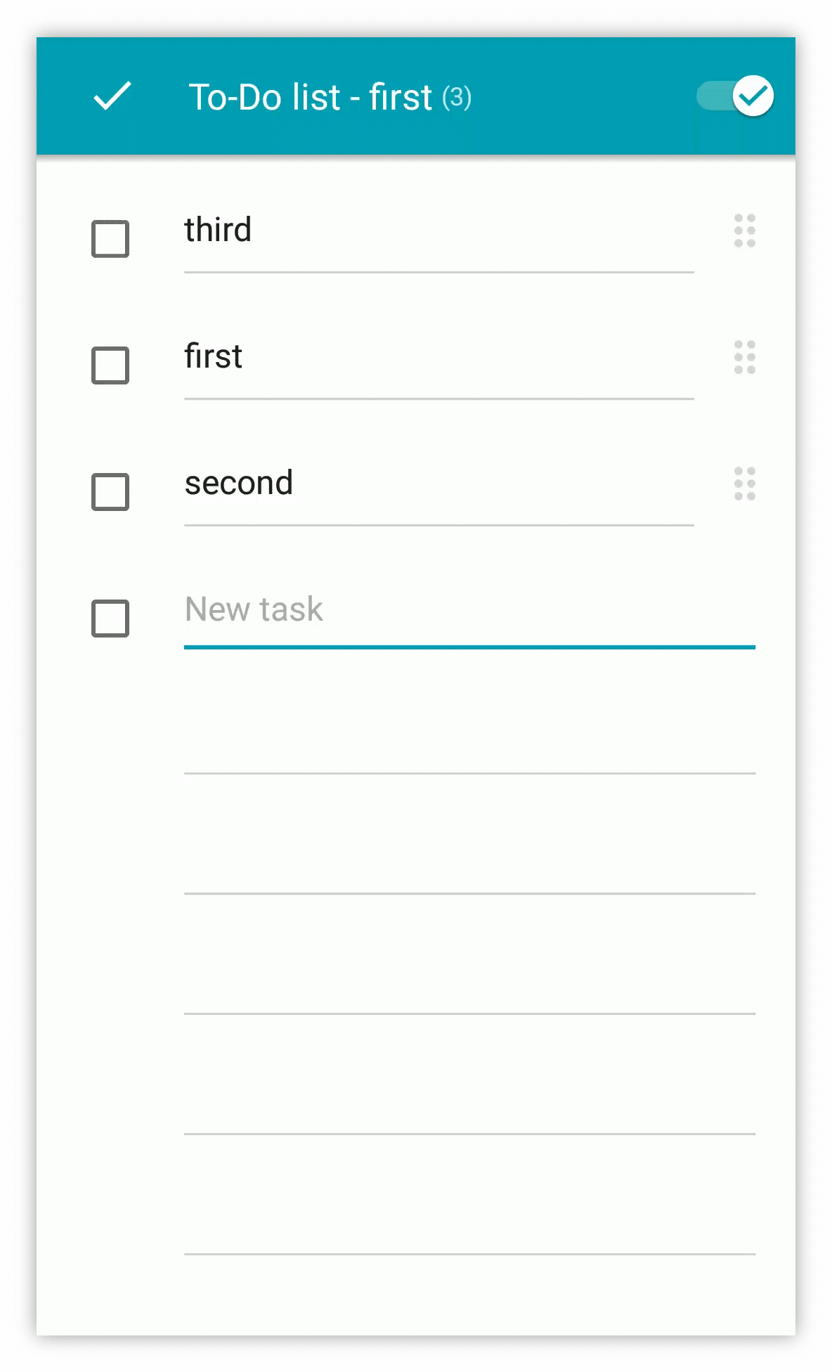 How can I move tasks in mobile clients?