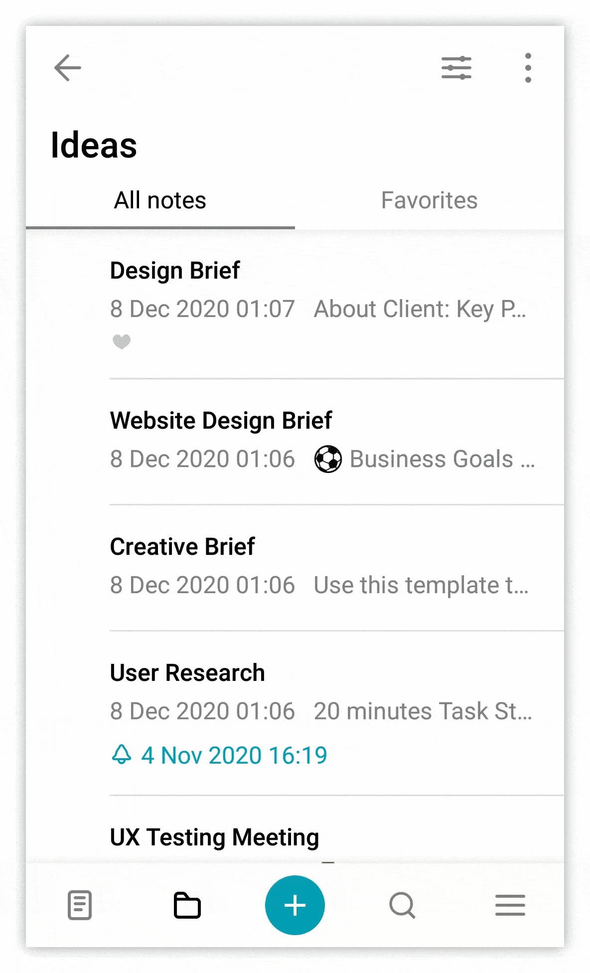 In the mobile client, you can change the appearance of new pages through the settings window.