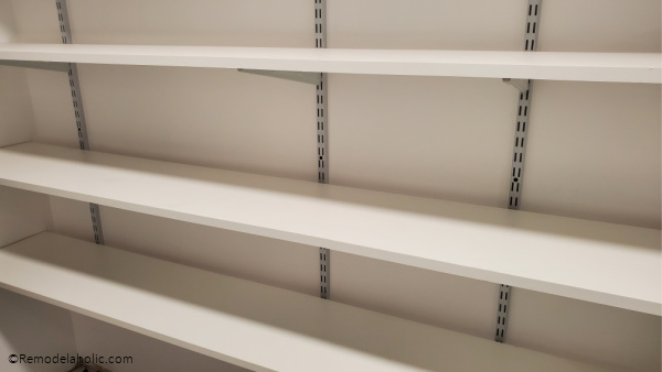 Easy Install Basement Storage, Track Shelving System, Remodelaholic (1)