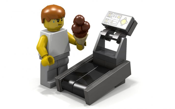 This lego is about to start working out.