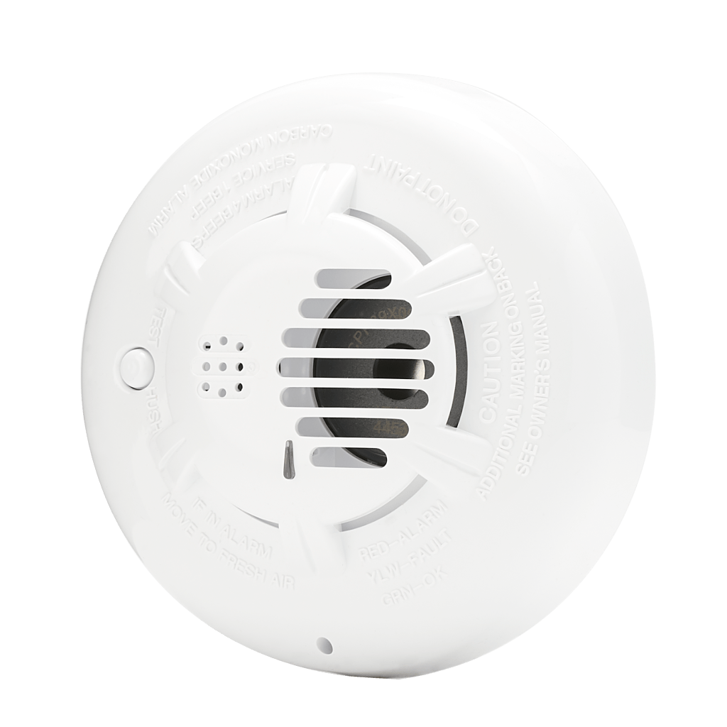 Guardian monitored carbon monoxide detector.