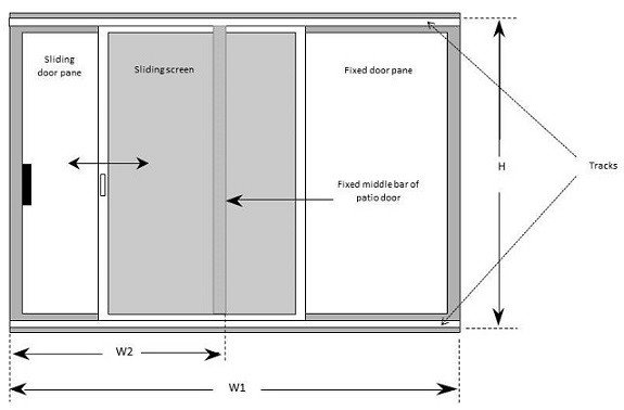 Sliding Pet Screen for Patio Doors (Made