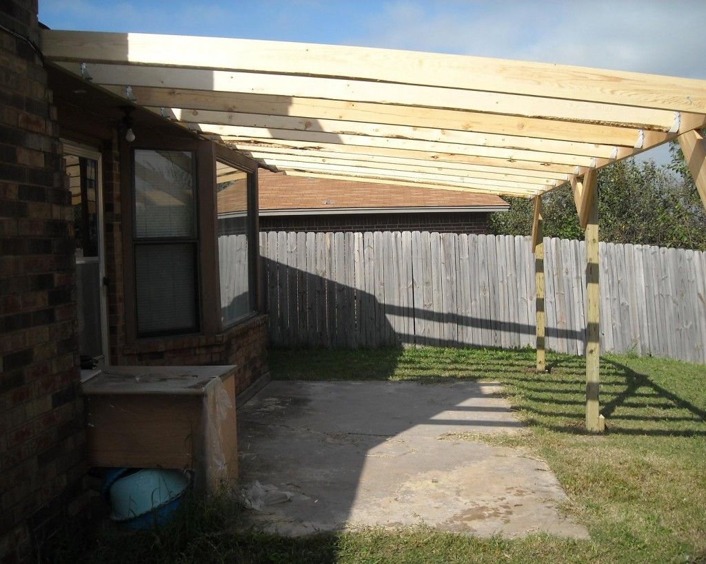 How to Build a Patio Cover with a Corrugated Metal Roof ...