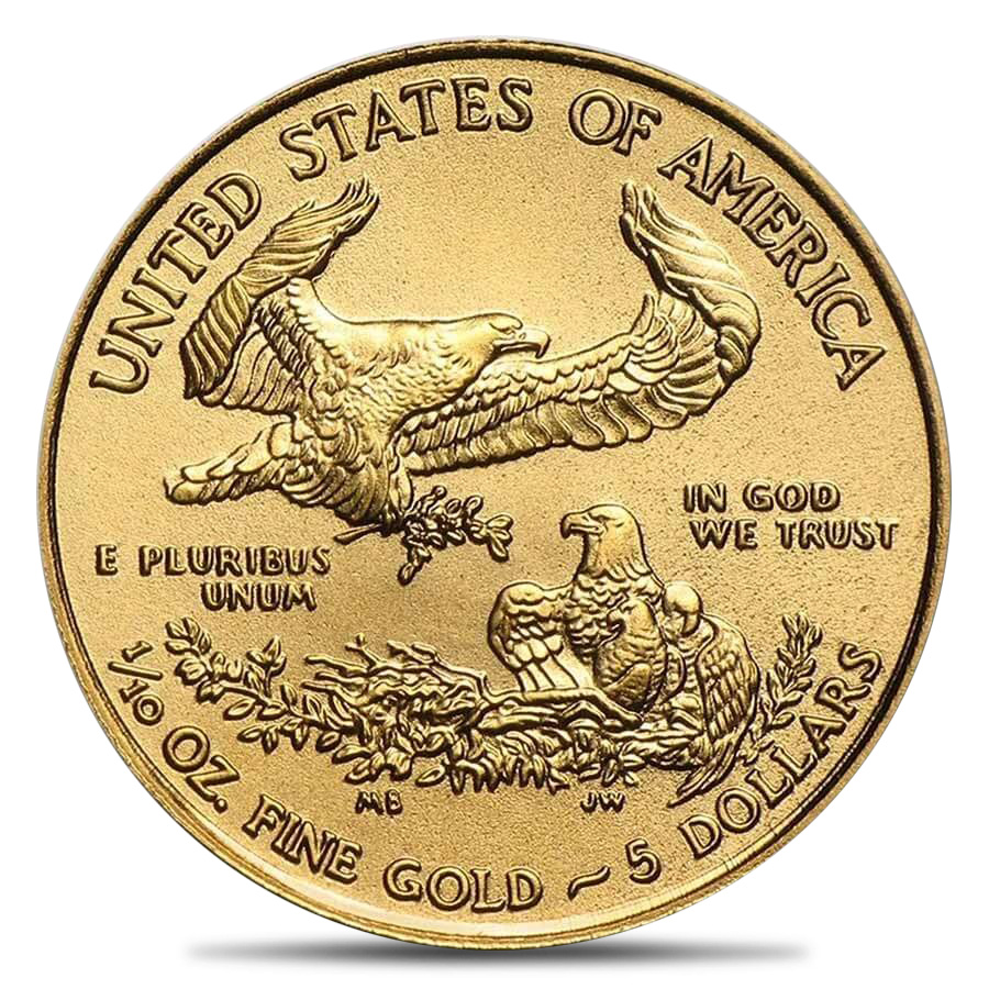Gold American Eagle .10oz BU (Random Year)