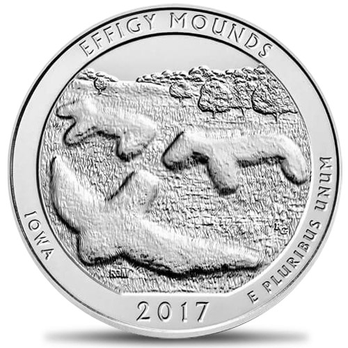 Augusta Precious Metals - America The Beautiful - 5oz Effigy Mounds