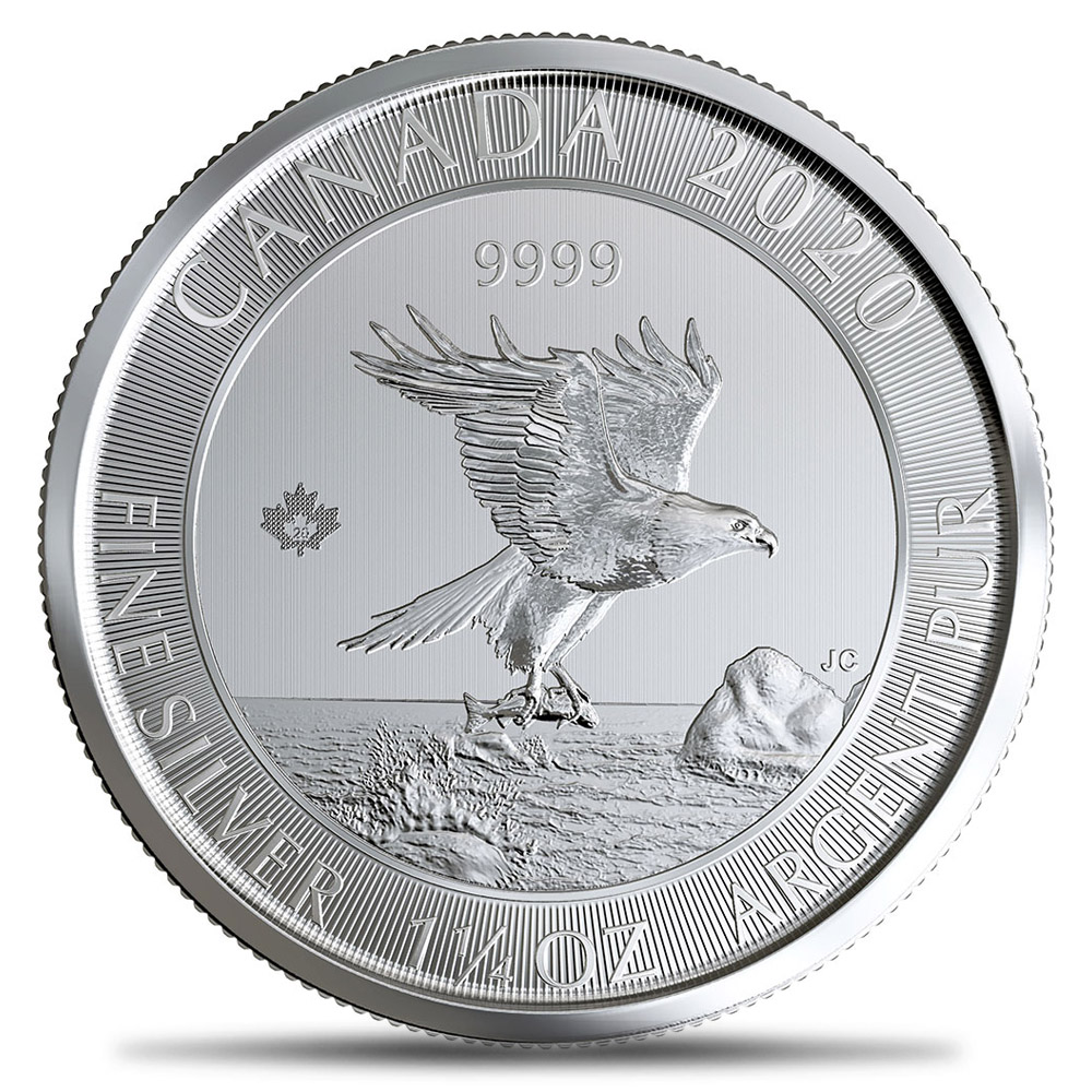 Augusta Precious Metals - 2020 Royal Canadian Mint $8 1.25oz 99.99% Silver Soaring Eagle