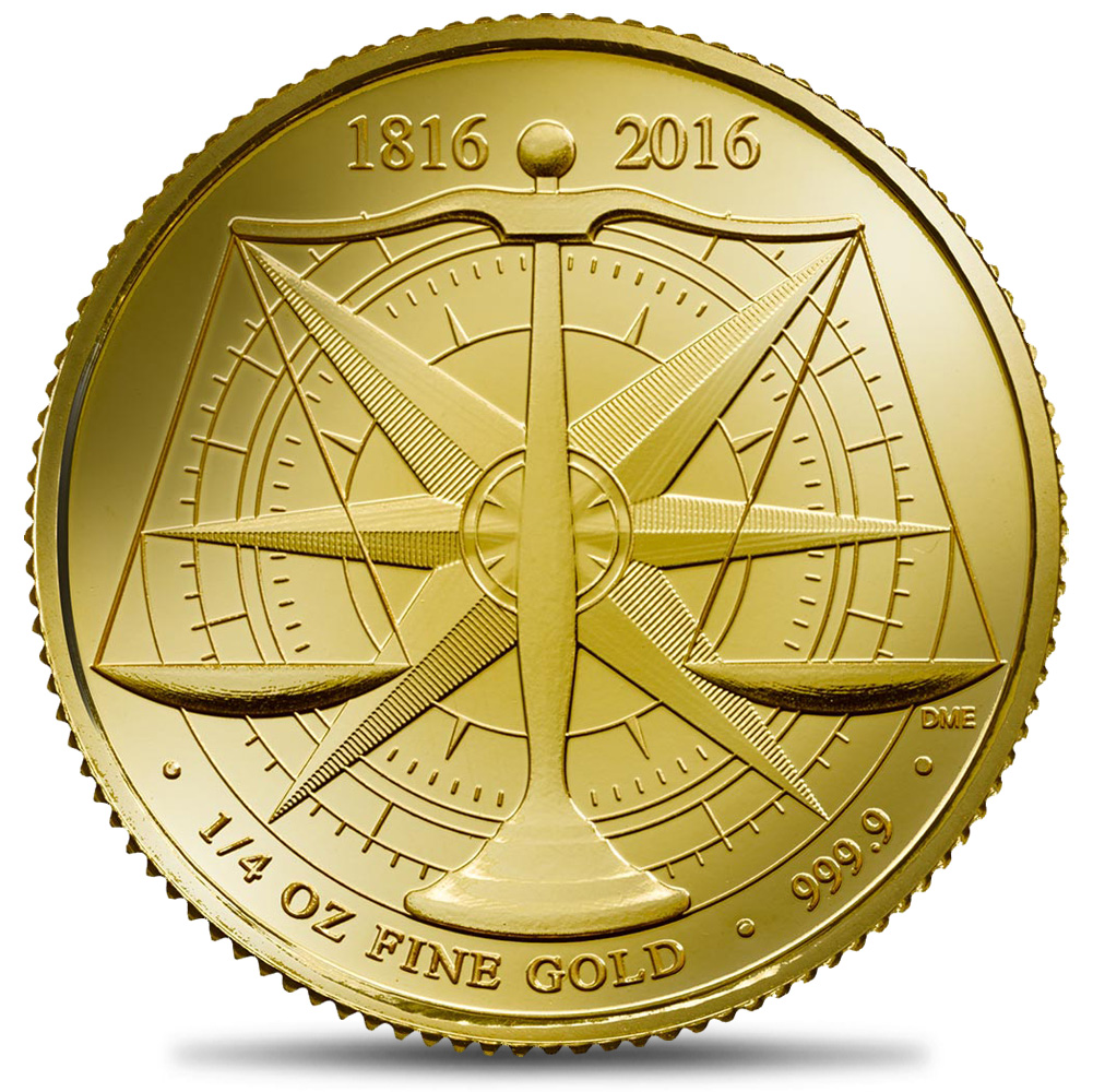 Augusta Precious Metals - 2016 .25oz British &pound;25 Gold Standard
