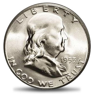 Augusta Precious Metals -Ben Franklin Half Dollar