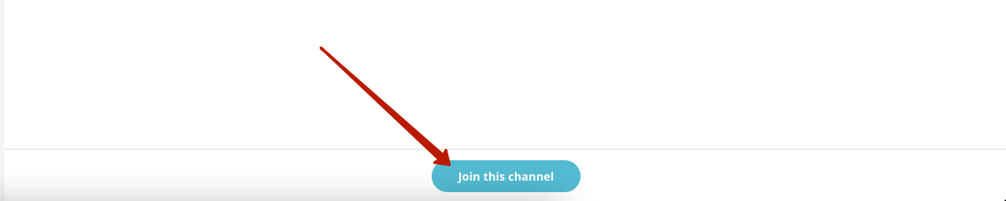 To join an existing channel, select it from the list, click on it and click Join this channel at the bottom of the window.