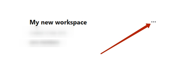 Tap on the workspace menu and select Manage workspaces. Next, click on the rename button and enter a new name.