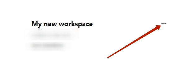 Next, click on the project menu and select Delete workspace.