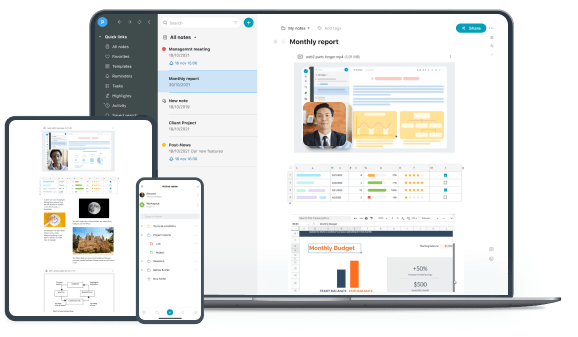 Nimbus Note client portal