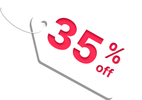 35% off