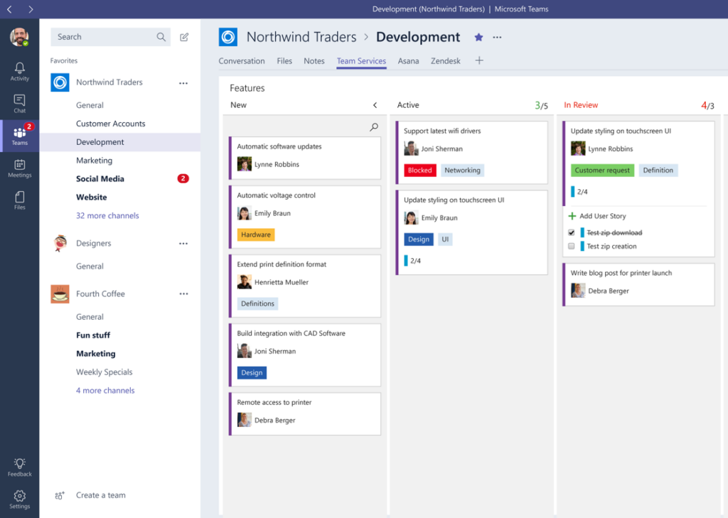 Microsoft Teams Is One of the Top Seven Tools For Team Collaboration in 2023. Image powered by Nimbus Platform