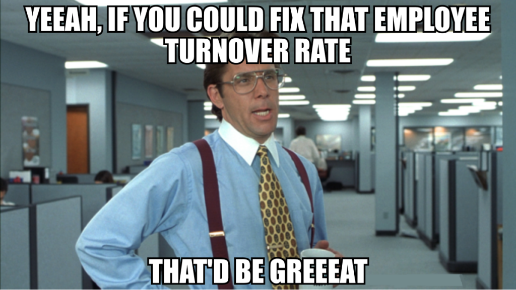 Fix That Employee Turnover Rate. Image powered by Nimbus Platform