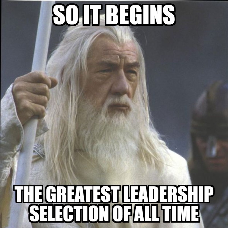 The Greatest Leadership Selection. Image powered by Nimbus Platform