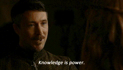 Knowledge is power. Gif by Nimbus Platform