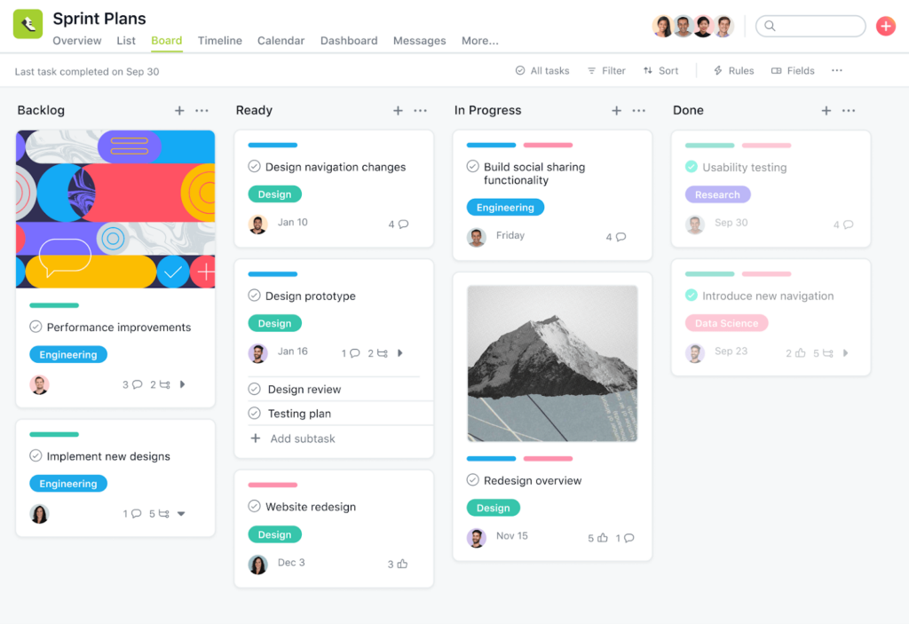 Asana is One of the Top 10 Monday Alternatives and Rising Competitors in 2023. Image by Nimbus Platform