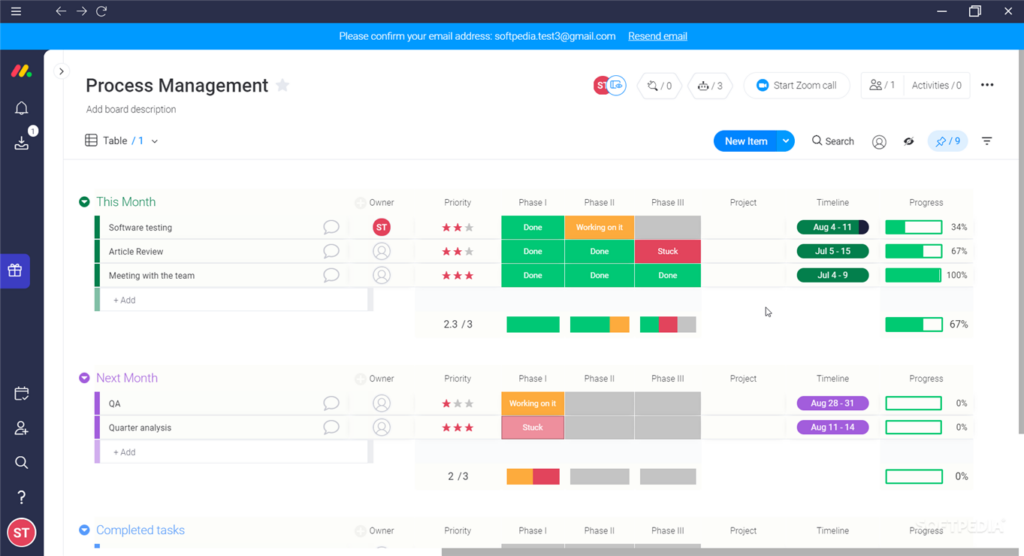 Monday is in the Top of 6 Best Project Management Software With Client Portals. Image by Nimbus Platform