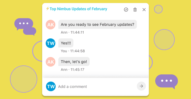 Die wichtigsten Nimbus-Updates vom Februar 2022