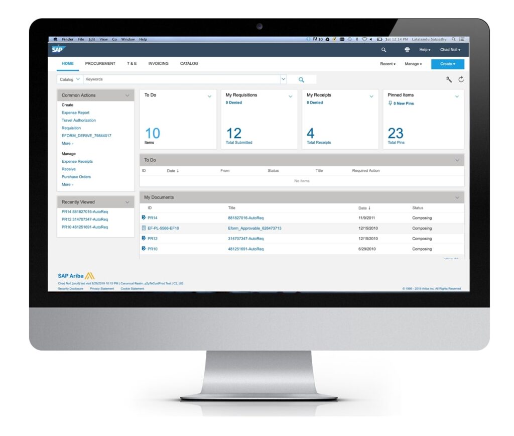 SAP Ariba Supplier Network. Image by Nimbus Platform