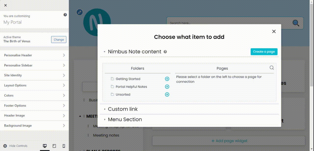 Find Your Pages by Name. Gif by Nimbus Platform