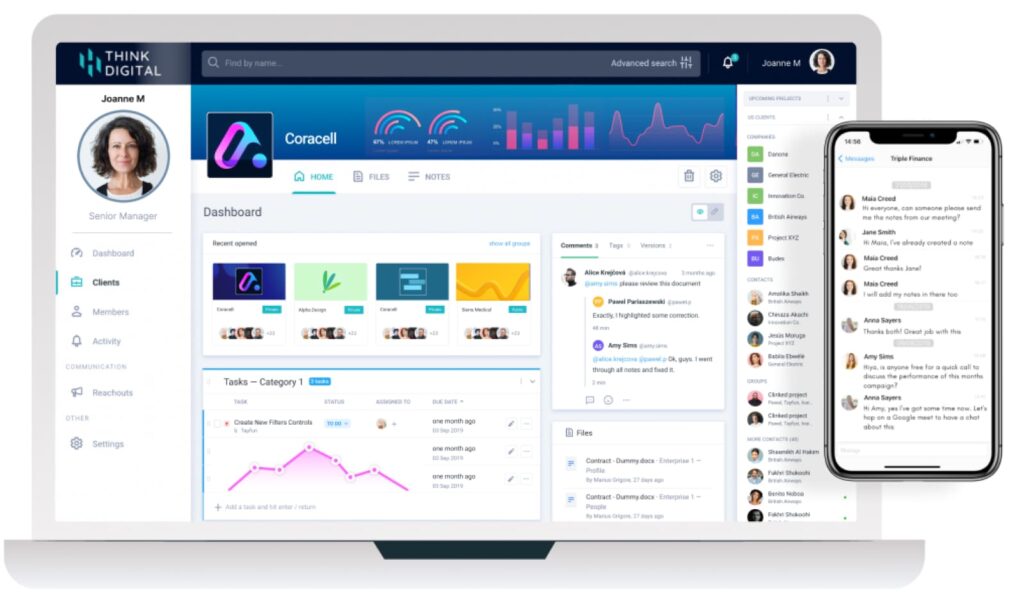 Clinked is One of the Top of 10 Customer & Client Portal Software. Image by Nimbus Platform